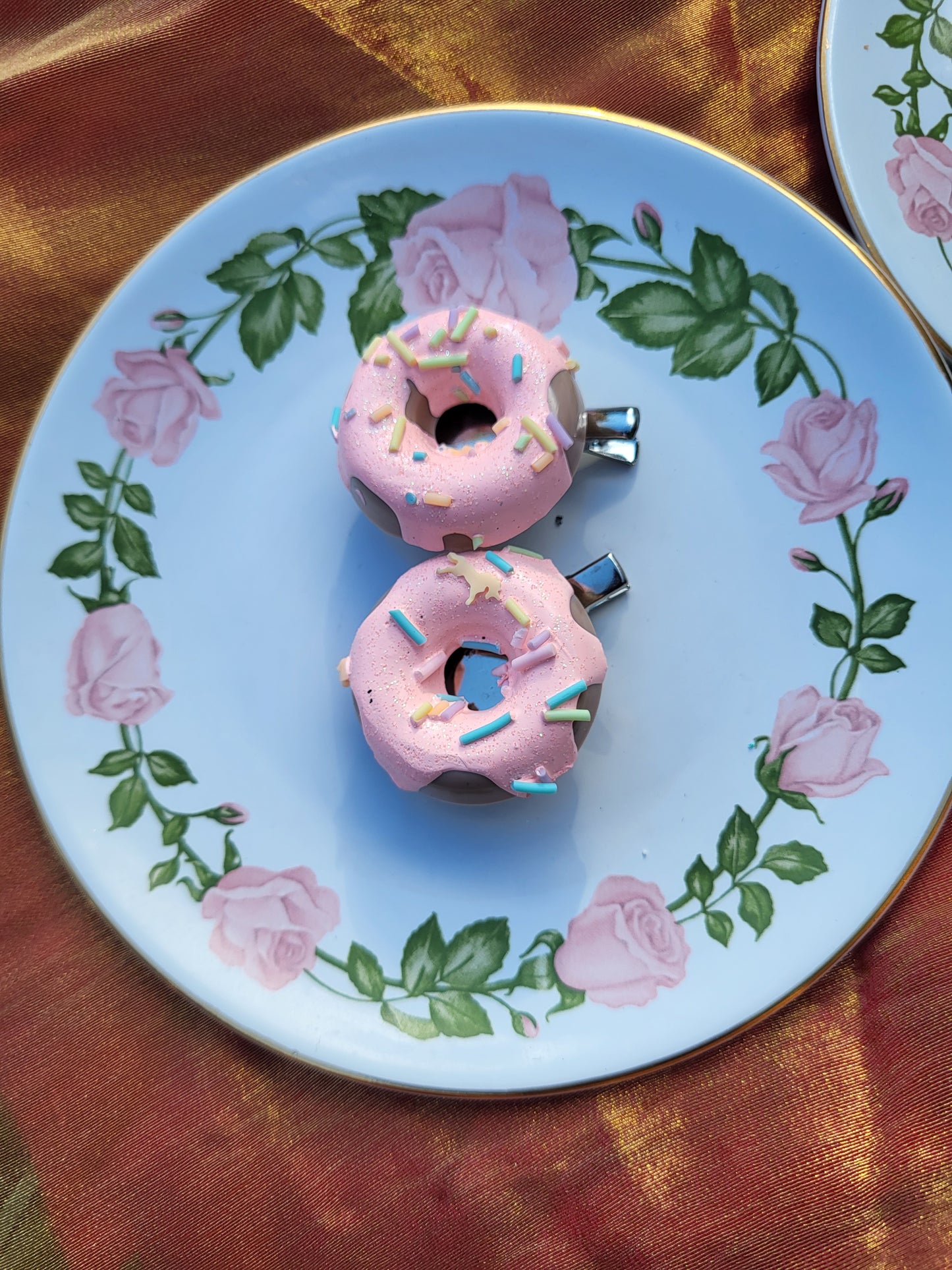 Donut hairclip (mini pair)