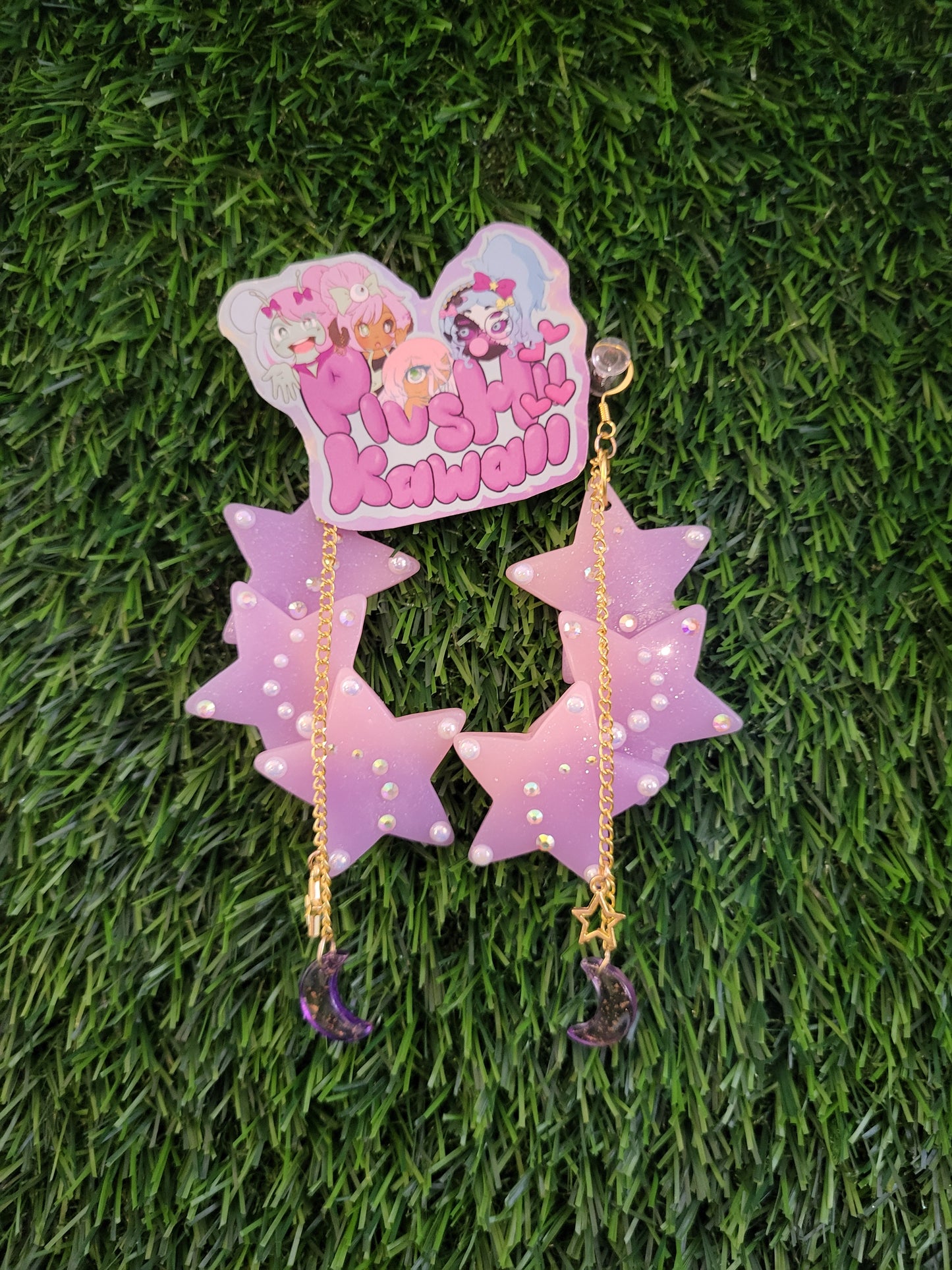 Starfall Stacked Ombre earrings