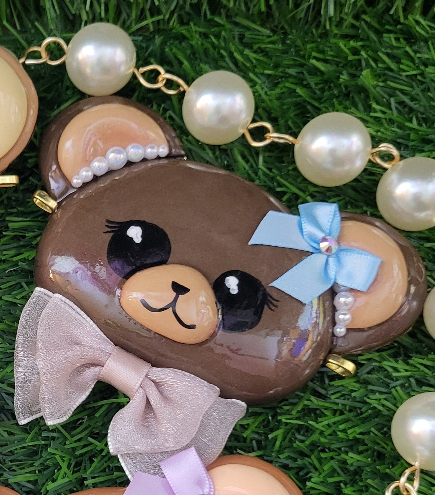 Beary Sweet Jumbo Charm Bracelet Necklace