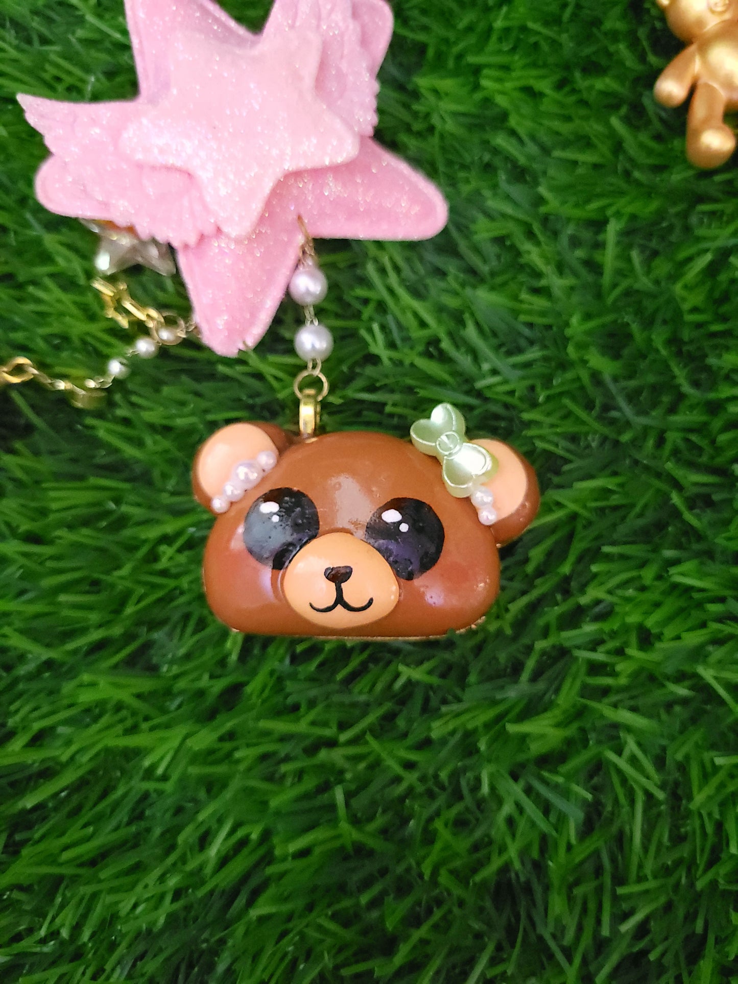 Bear Charm Dangle Clip