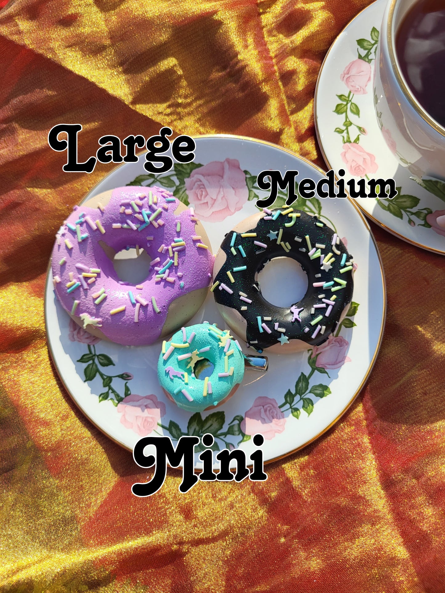 Donut Hair clip Pair