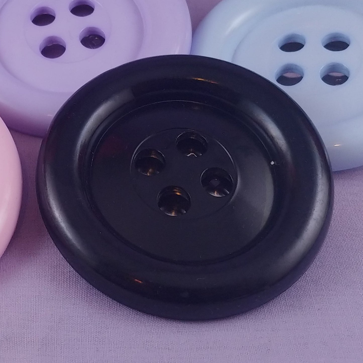 Jumbo Button 2 way hair clip pin