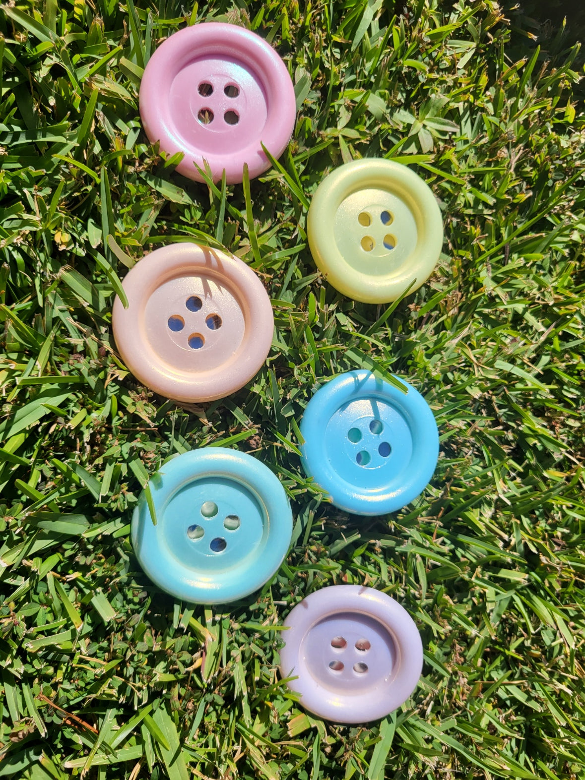 Jumbo Button 2 way hair clip pin