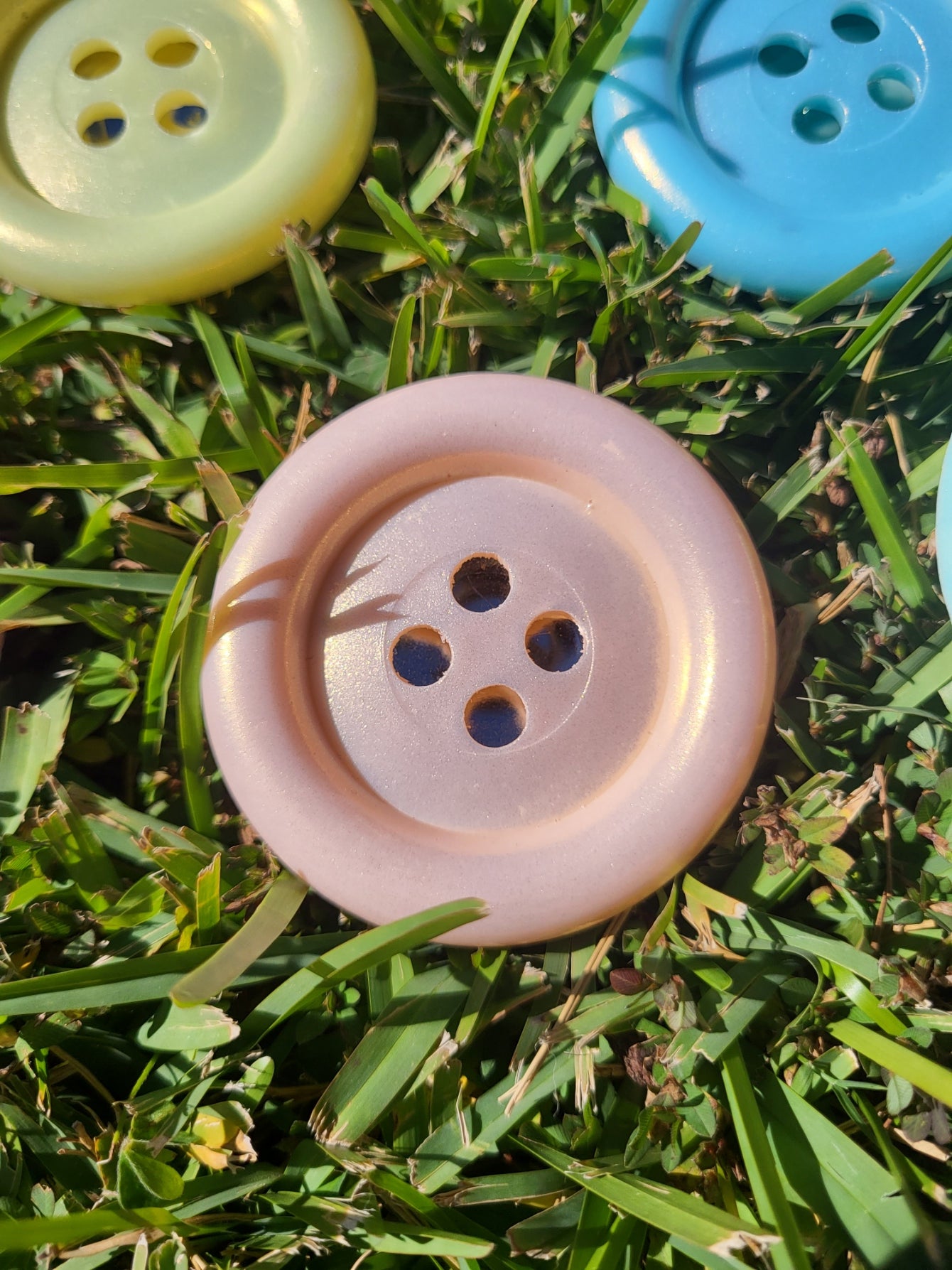 Jumbo Button 2 way hair clip pin