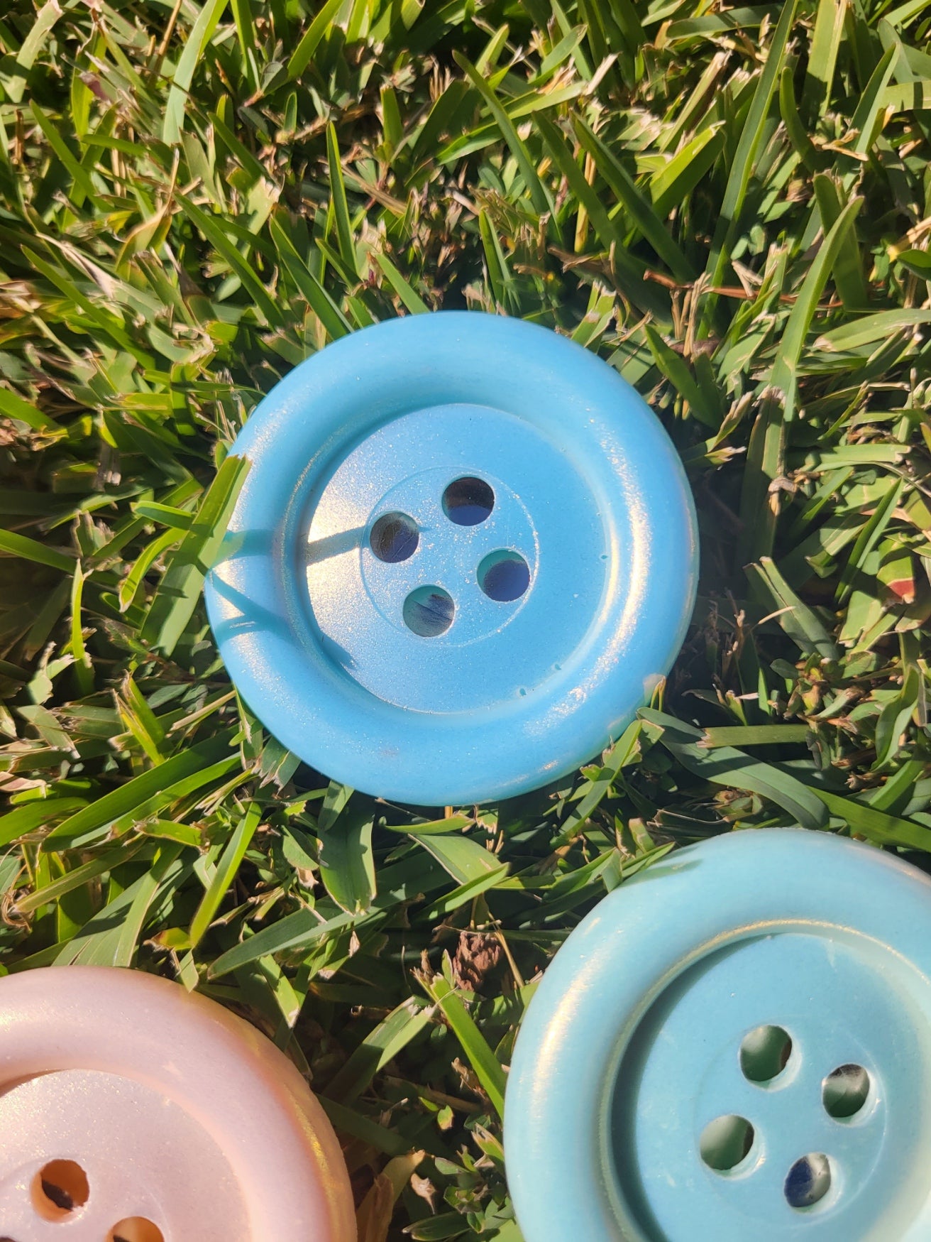 Jumbo Button 2 way hair clip pin