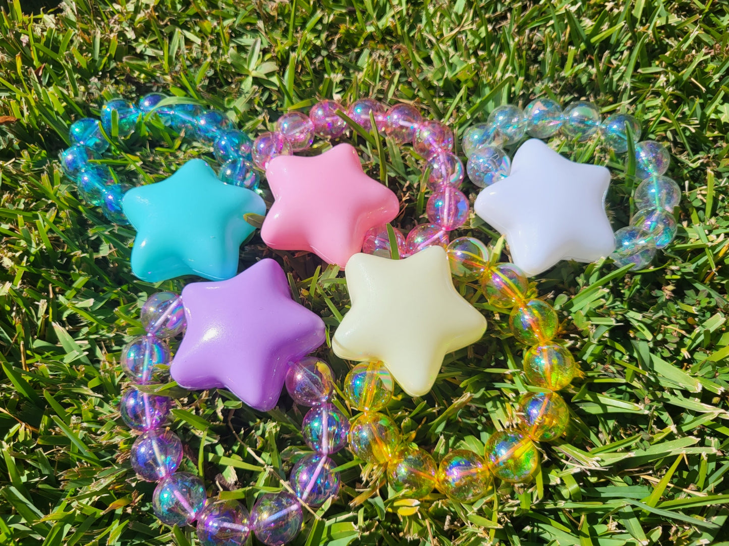 Puff star bracelet