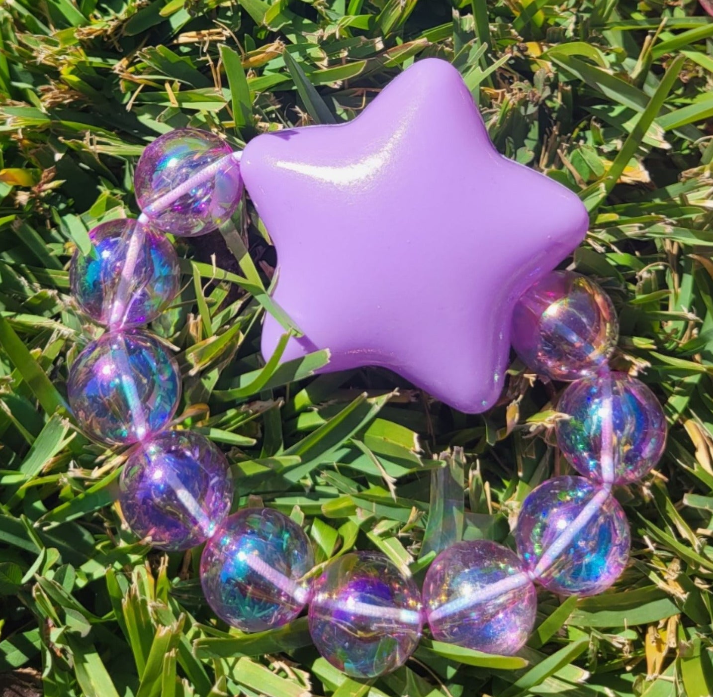 Puff star bracelet