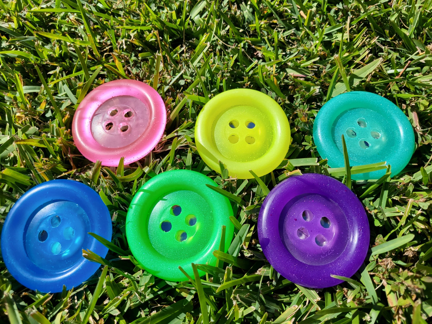 Jumbo Button 2 way hair clip pin