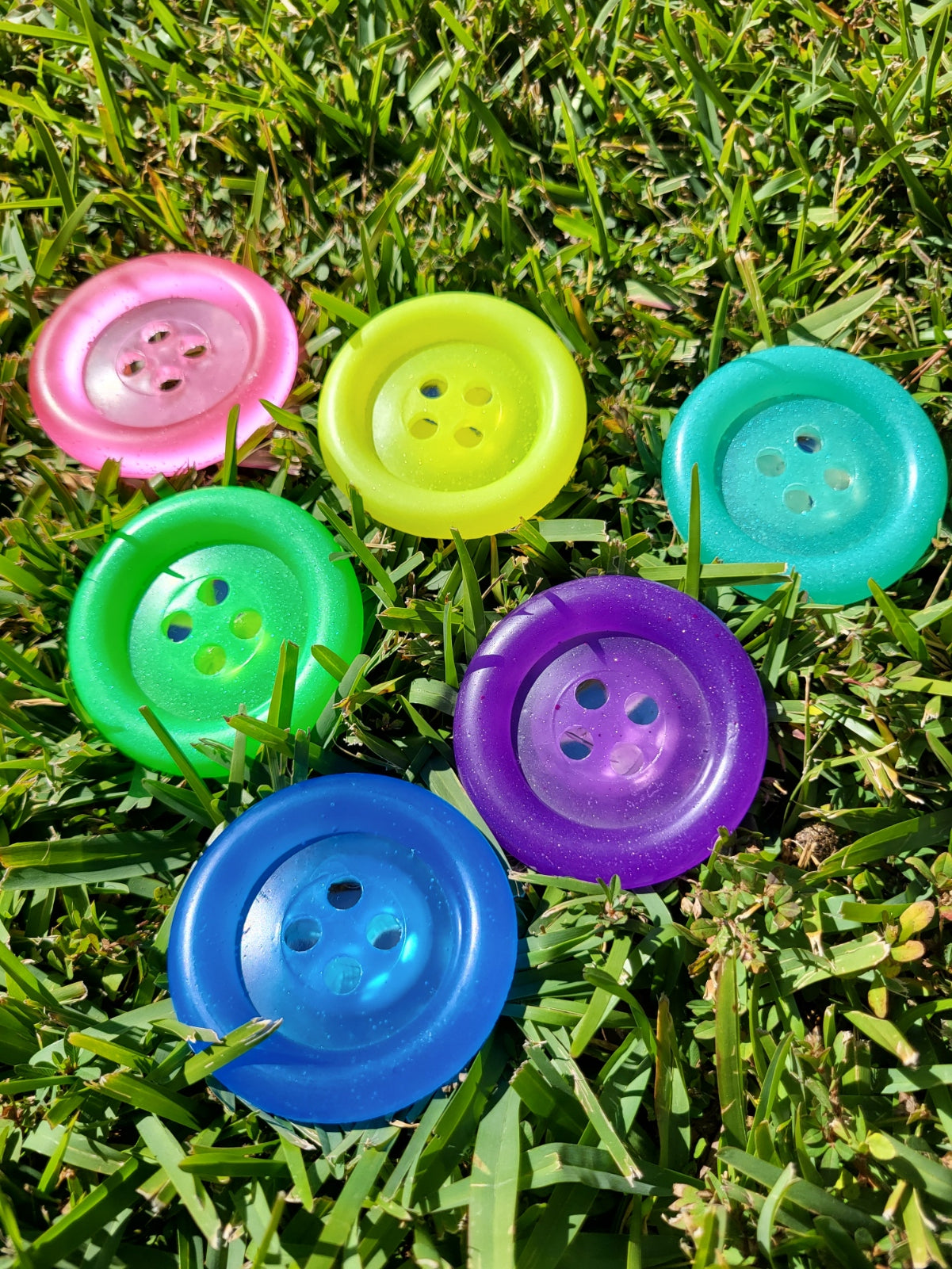 Jumbo Button 2 way hair clip pin