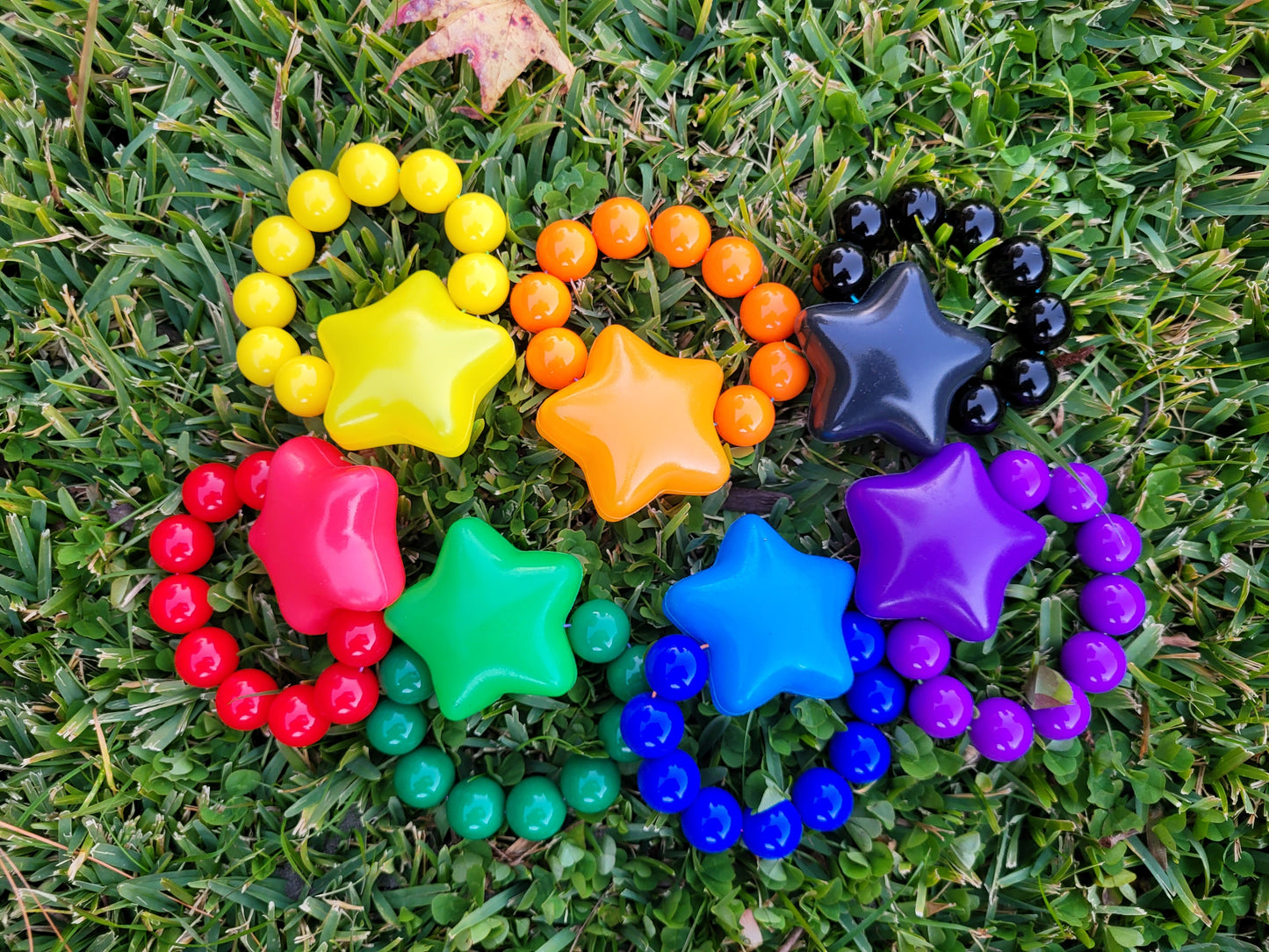 Puff star bracelet