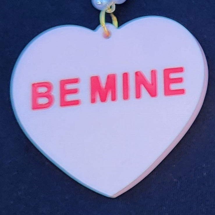 Oversized Conversation Heart earrings