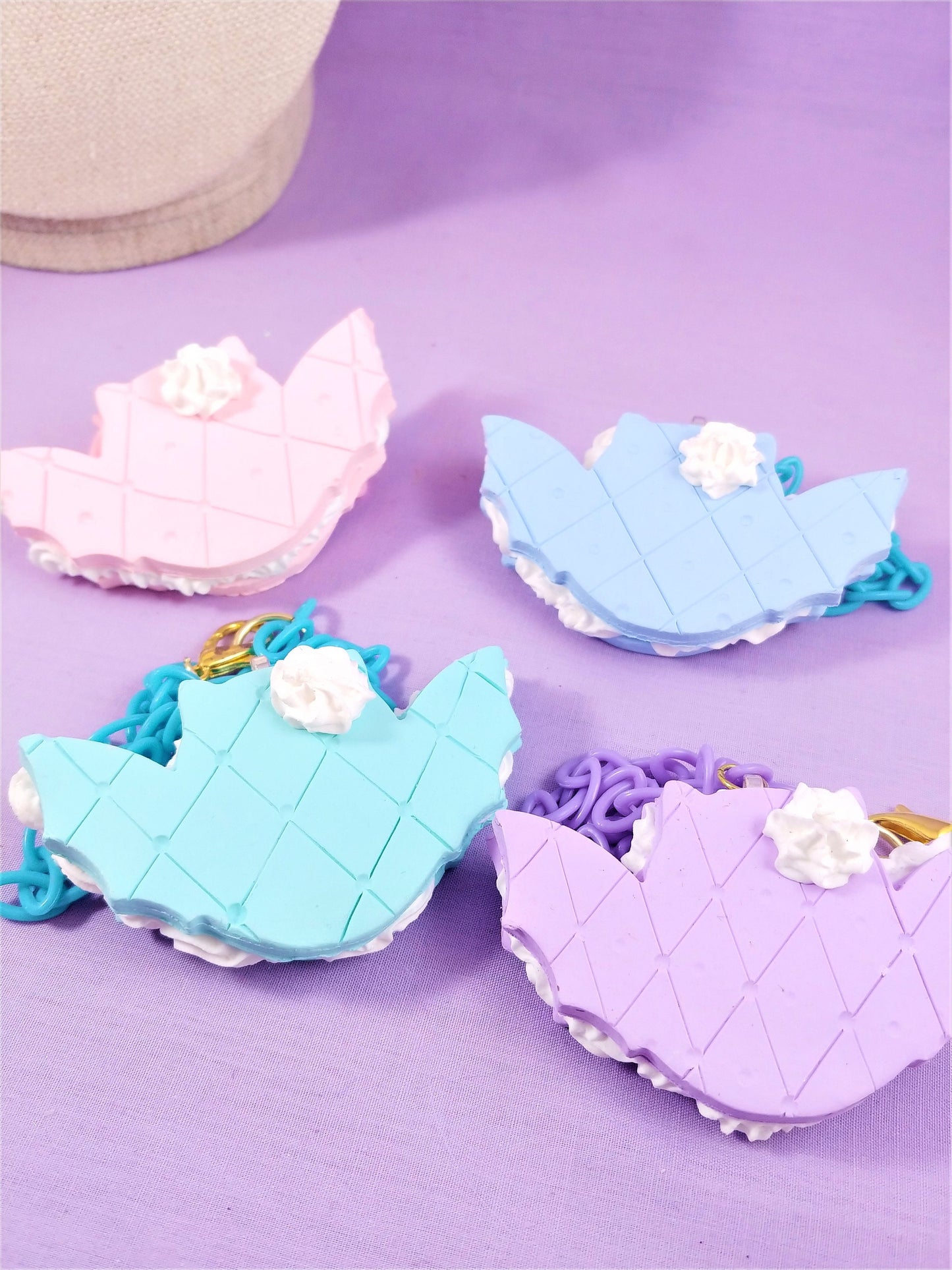 Bat Macaron Necklace