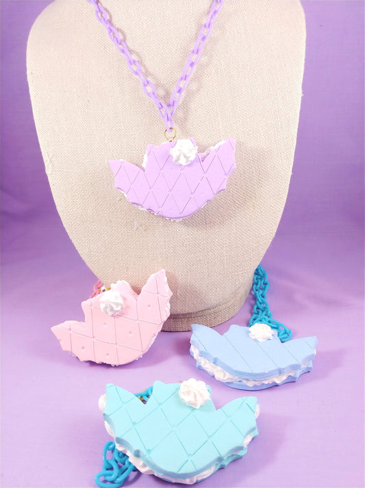 Bat Macaron Necklace