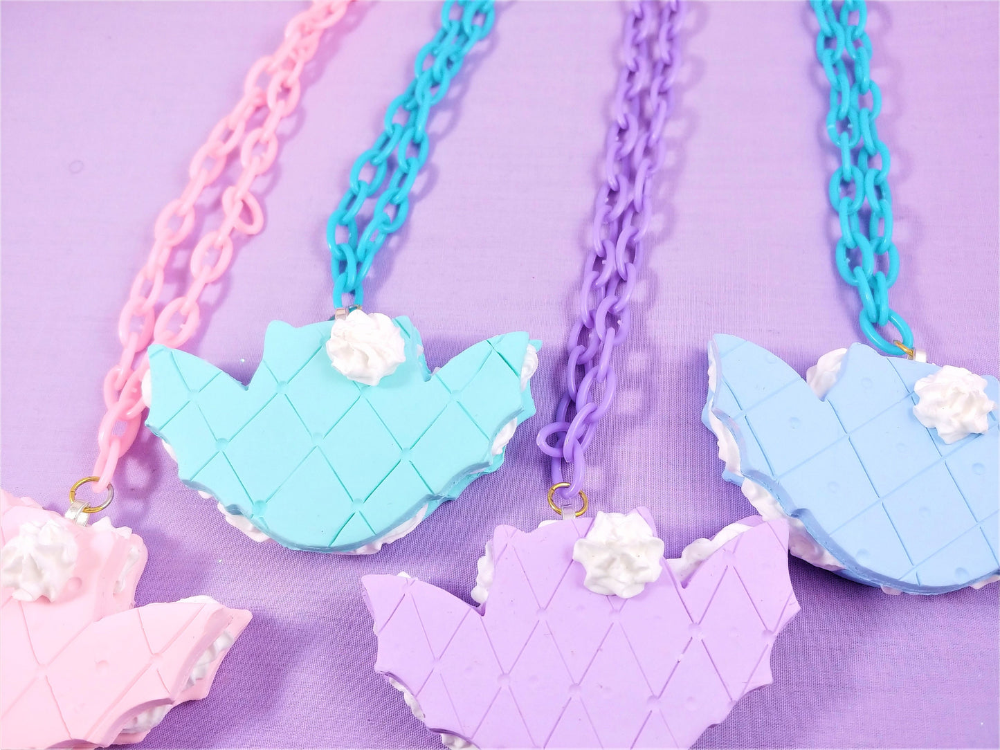 Bat Macaron Necklace