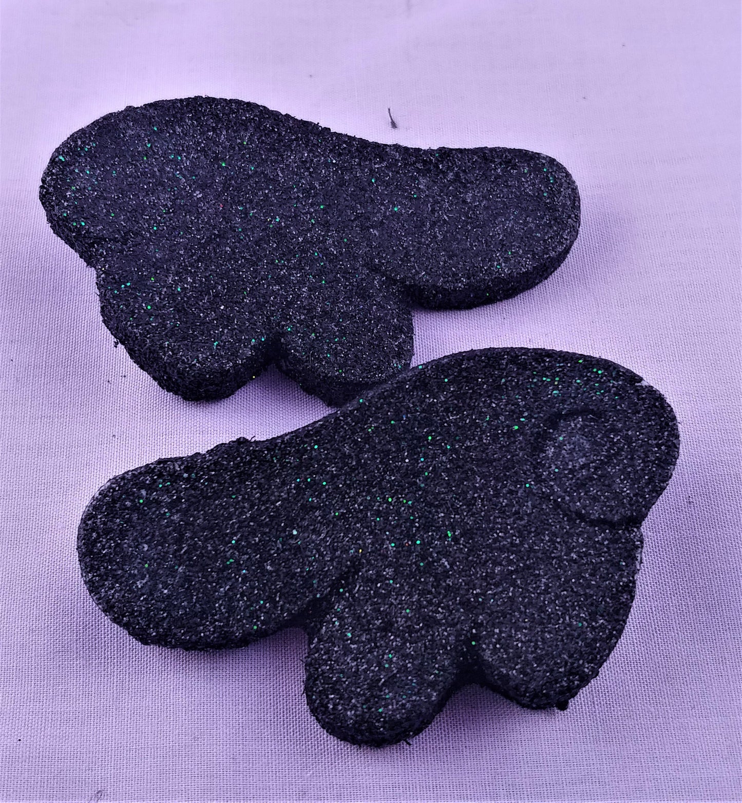 Iridescent glitter magical girl hair clips