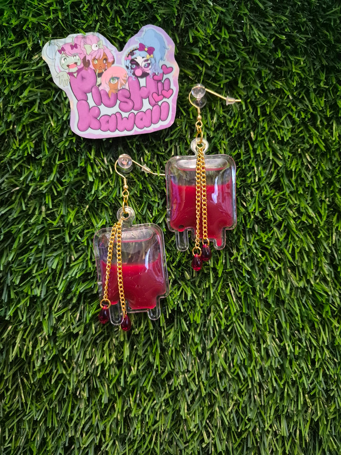 Vampire Juicebox Dangle drop earrings