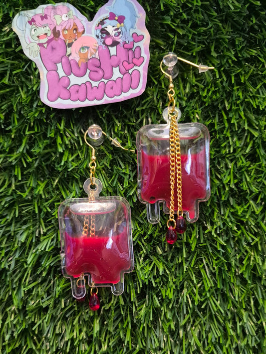Vampire Juicebox Dangle drop earrings