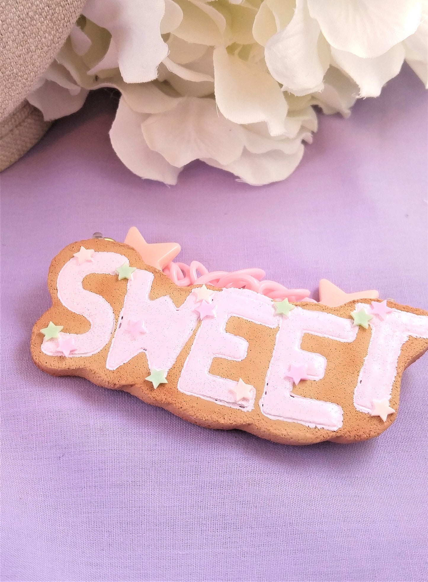 Customizable Cookie Word Necklace