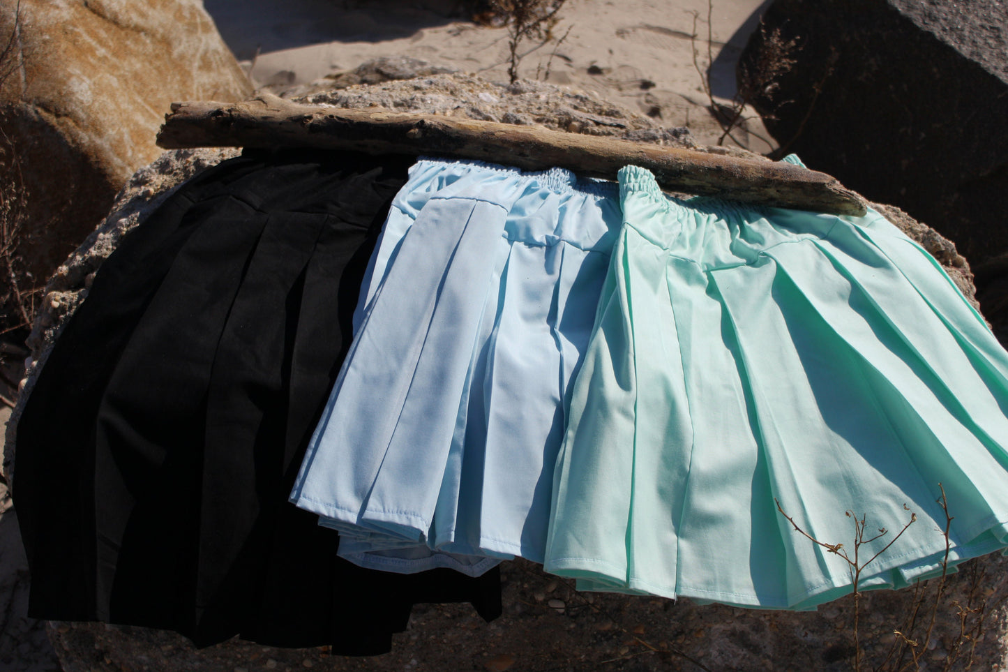 Pastel Pleated skirt
