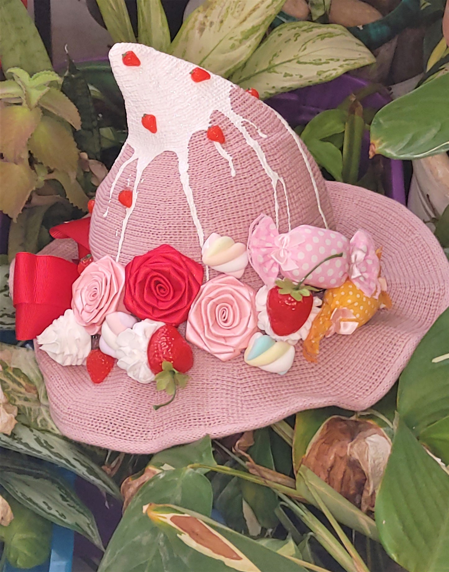Srawberry Deco Witch hat