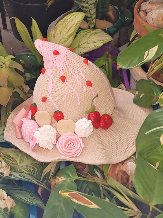 Srawberry Deco Witch hat